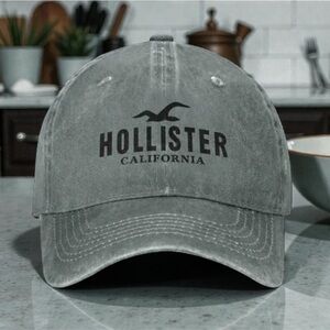 Hollister Charcoal Cap